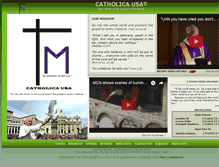 Tablet Screenshot of catholica.us