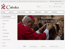 Tablet Screenshot of catholica.se